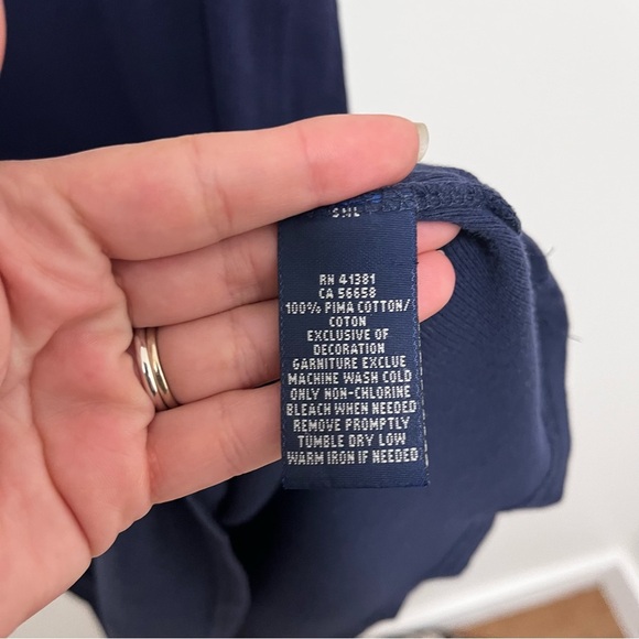 RALPH LAUREN Y2K Pima Cotton Ribbed Tank Dress Size Medium - Picture 6 of 8